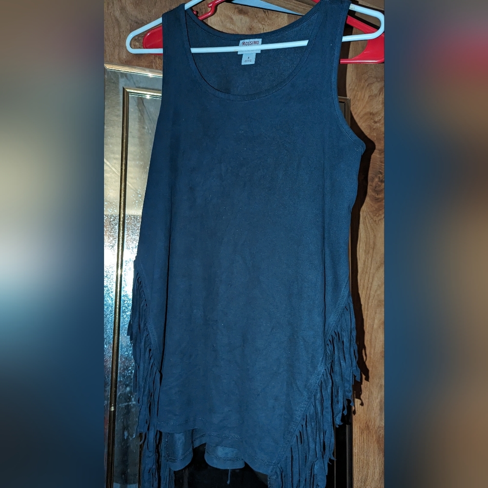 Fringe tank top